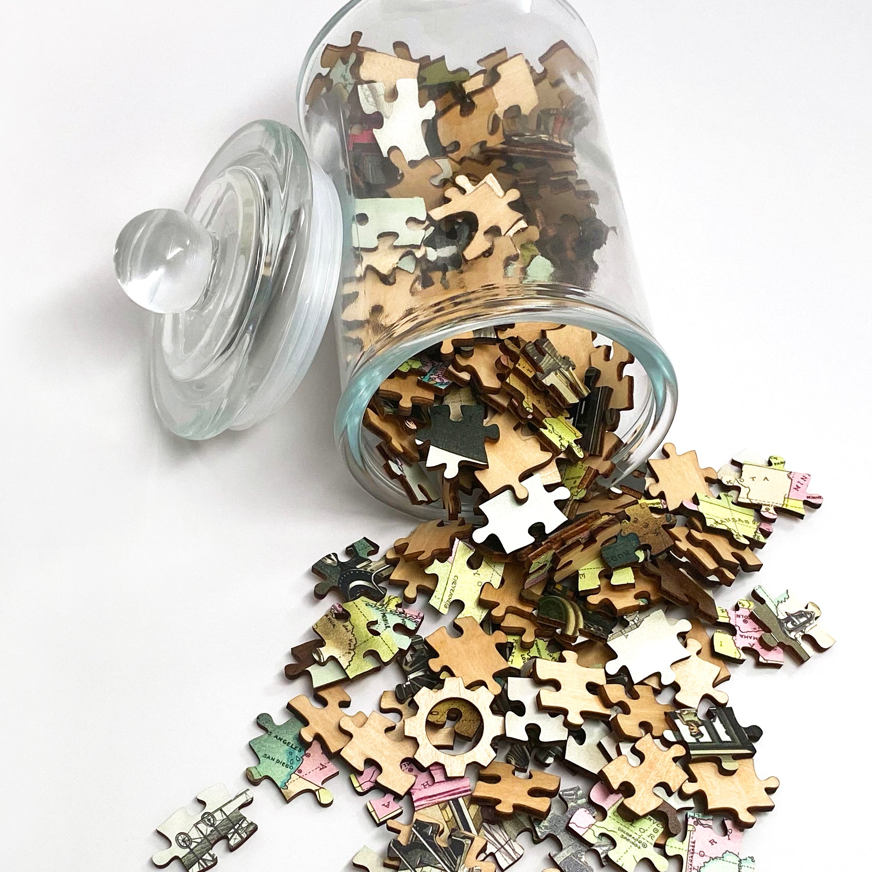 I Go To (250) Pieces Wooden Puzzle: Winter Bouquet in Glass Vase with –  Trove Puzzles