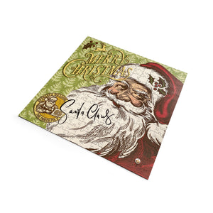 Assembled Vintage Christmas puzzle with Crowning Achievement Puzzle Completion Pin